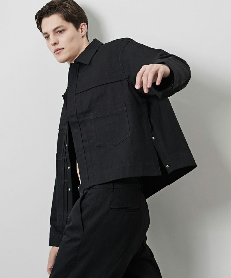 TRACKER JACKET _ BLACK | JAPAN DENIM