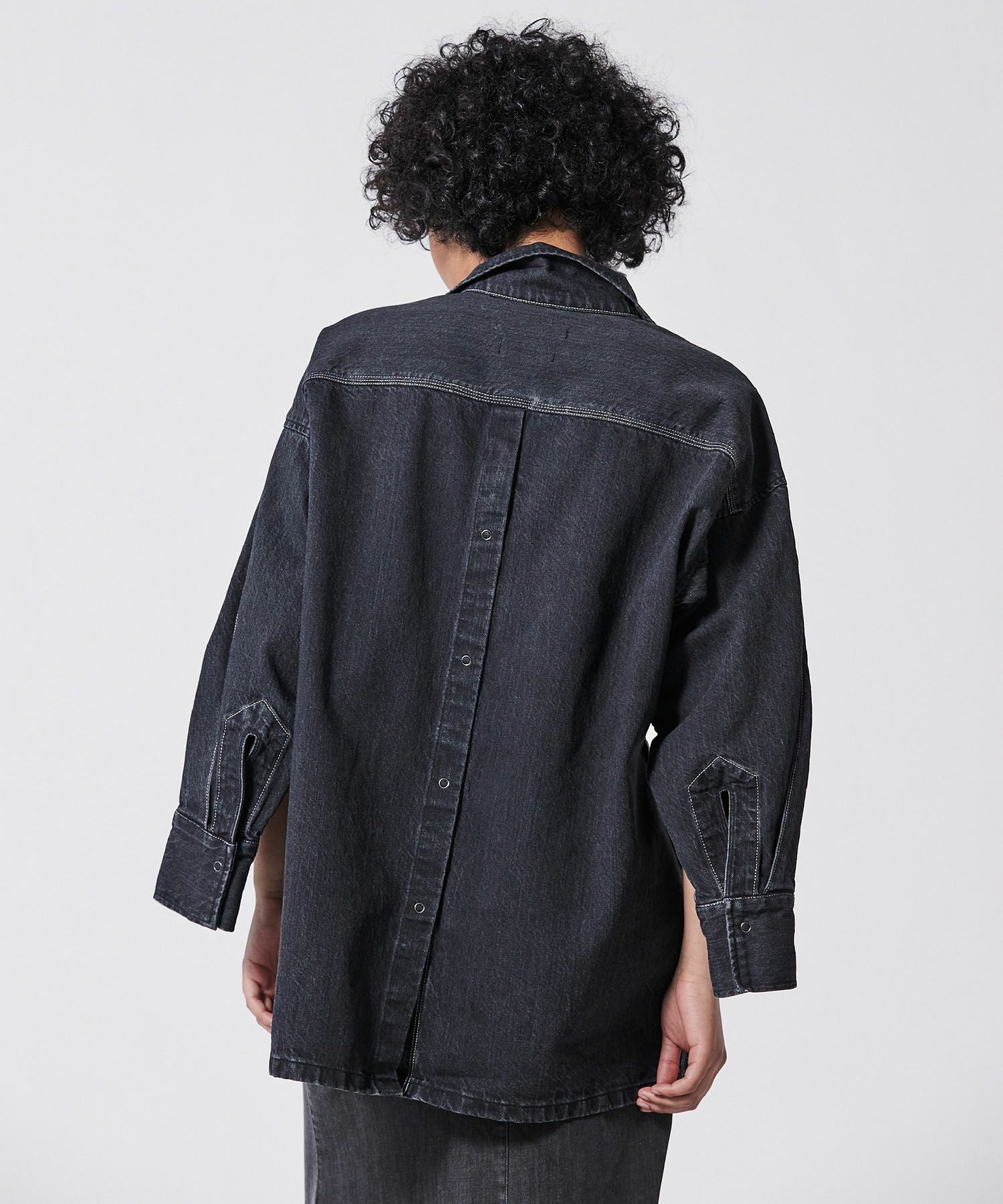 OPEN COLLAR BLOUSON | JAPAN DENIM