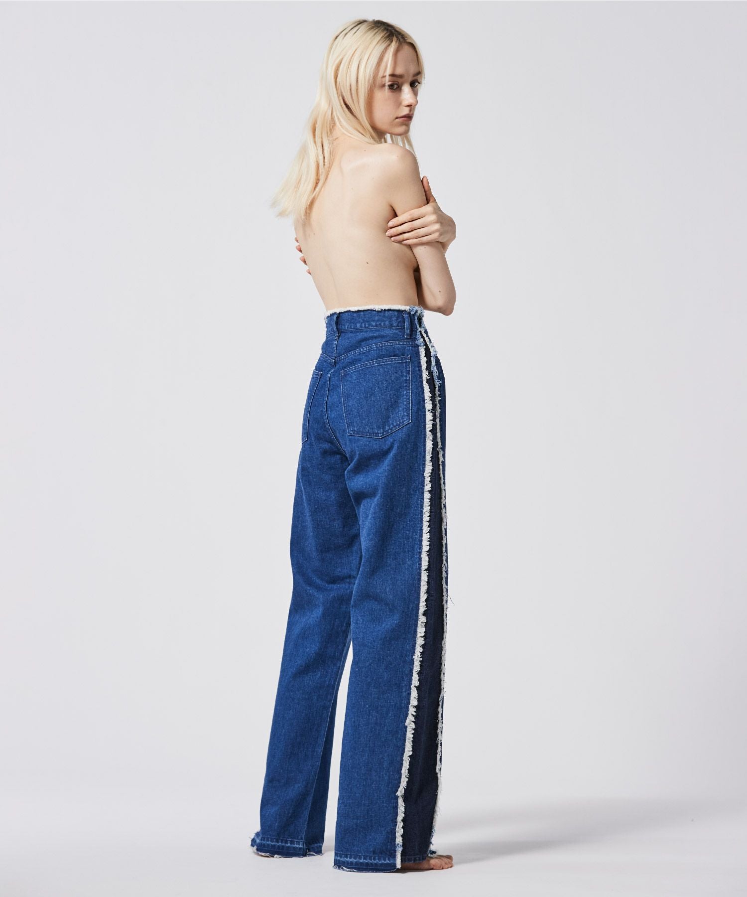 SIDE STRIPE DENIM PANTS | JAPAN DENIM