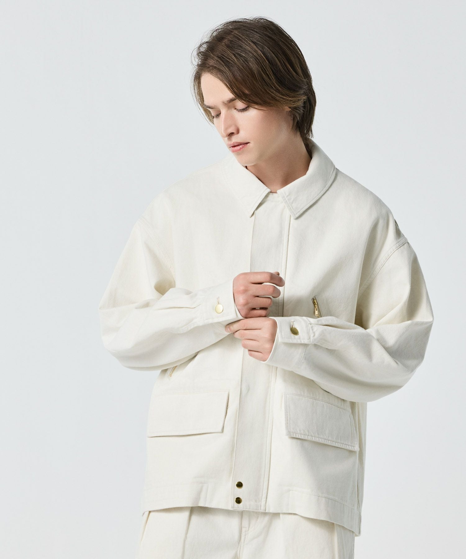 DOUBLE POCKET ZIP UP JACKET | JAPAN DENIM